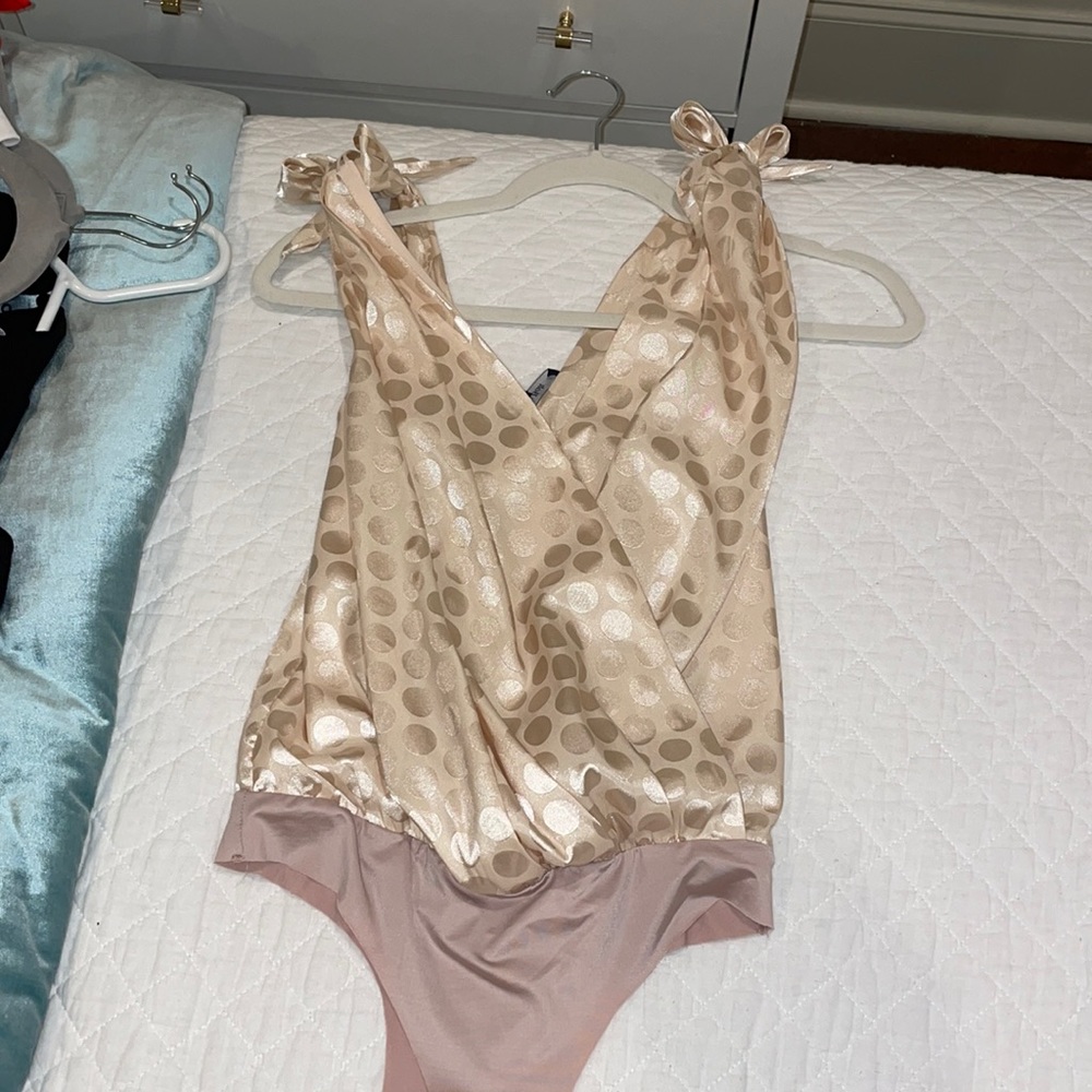 Polka dot body suit